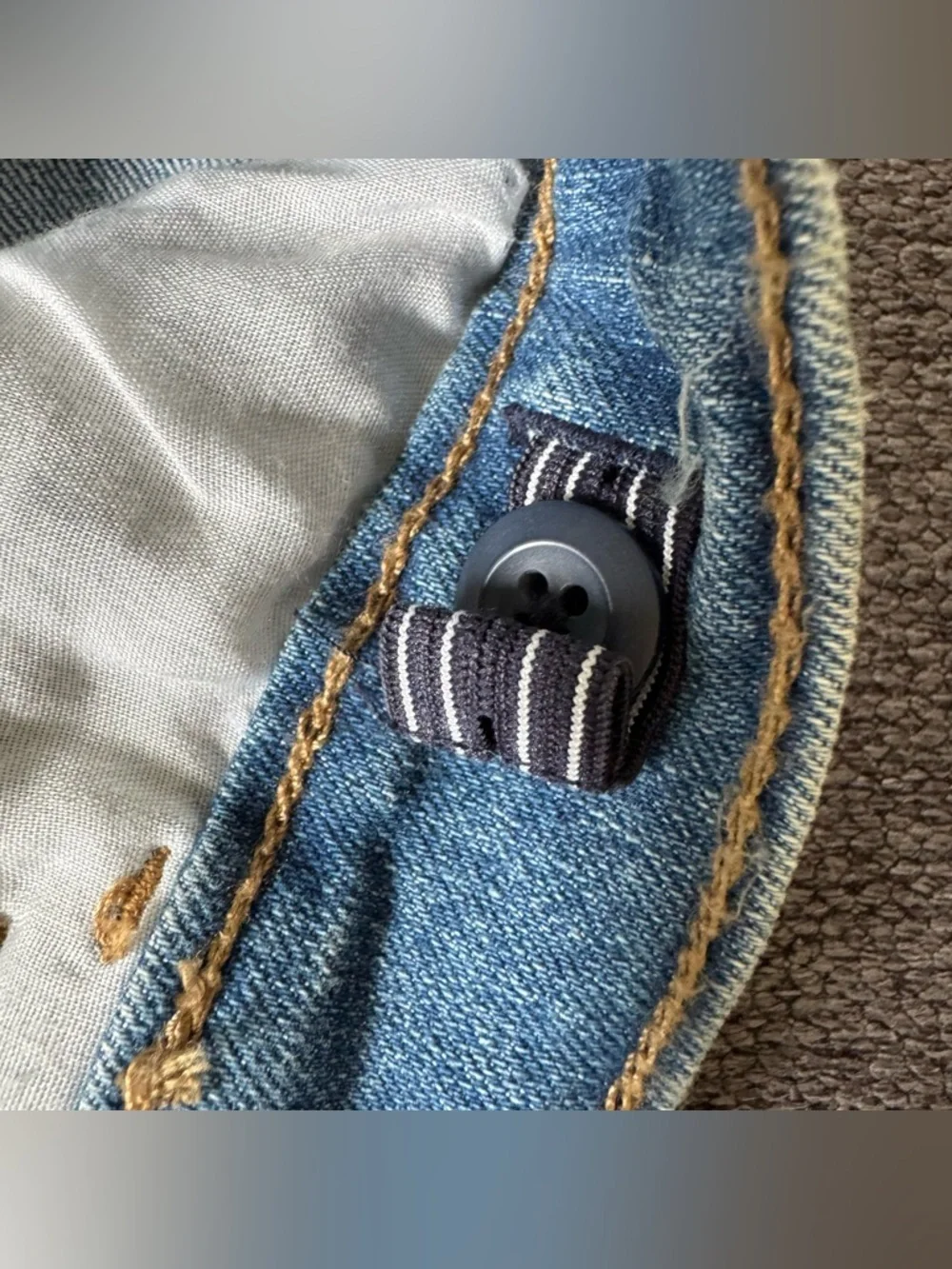 Oshkosh Bgosh Blue Denim Jeans Straight Classic Toddler Boy 4T/4